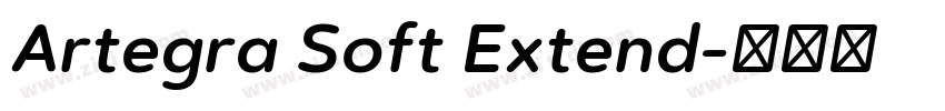 Artegra Soft Extend字体转换